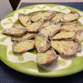 El cooksnap de Isaías cuando hizo Machas a la parmesano.