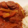 Jessbabez's cooksnap of when they made Sausage and Peppers.