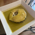 El cooksnap de Eduardo Agudo Alba cuando hizo Merluza, habitas y sopa de guisantes.