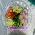 Areeba Khan's cooksnap of when they made Vegetables salad.