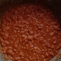 El cooksnap de jacquelin avila cuando hizo Sojañesa - La mejor Boloñesa de Soja Texturizada con sabor auténtico.