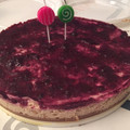 El cooksnap de Cora cuando hizo Tarta de queso.