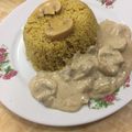 صورة من Ebtehal ، شاركها بعد تجربة وصفة دجاج بالفطر والكريمة مع البطاطا المقلية والسلطة