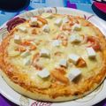 Aakriti का कुकस्नैप जब उन्होंने चीज़ पिज़्ज़ा (cheese pizza recipe in Hindi) बनाया था।
