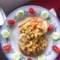 El cooksnap de Angelina Ambrs cuando hizo Strapatsada griega o revuelto de huevo con tomate.