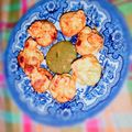 Hadisa Tabassum's cooksnap of when they made Potli Samosa.