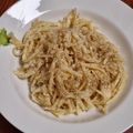 El cooksnap de Selena Grimes Rodriguez cuando hizo Spaghetti Cacio e Pepe.