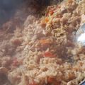 El cooksnap de Javi Jaramillo cuando hizo Arroz con pollo.