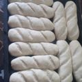 El cooksnap de Florencia Costanzo cuando hizo Pan flauta, pan mignon.