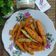 Cooksnap Aza Aaj semasa beliau membuat Keledek goreng kunyit.