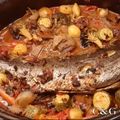 Cooksnap από Costas Giannakenas στη συνταγή Μυλοκόπι στο φούρνο με λαχανικά και πατατούλες!!