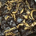 Cooksnap dari Ria untuk resep Brownies Pisang Peanut Butter, Lembut, Simple, Tepung Terigu, Tanpa Mixer