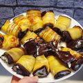 martis_welt's cooksnap of when they made Auberginenröllchen mit Ziegenfrischkäsefüllung 🍆.