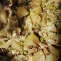 El cooksnap de Estefania Rodriguez cuando hizo Seitán con verduras, patatas y salsa de soja vegano.