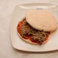 El cooksnap de Antonio Del Sol cuando hizo Bocadillo, de kefta de cordero a mi estilo.