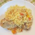 El cooksnap de gustavo2 cuando hizo Arroz con pollo.
