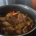El cooksnap de Angelica Intriago cuando hizo Pollo agridulce.