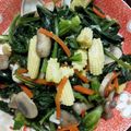 庭秀 的 蒜苗炒高麗菜嬰 cooksnap