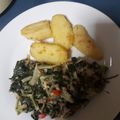 El cooksnap de Elizabeth Pinochet cuando hizo Guiso de acelga con papas fritas en cuadritos.