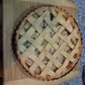 El cooksnap de Camila Monsalves cuando hizo Kuchen de manzana.