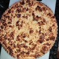 El cooksnap de Claudia Moscoso cuando hizo Kuchen de nuez.
