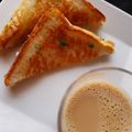 Charu Aggarwal's cooksnap of when they made Perfect Grilled Sandwich on Tawa.