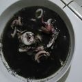 Cooksnap dari rezapsrb untuk resep Cumi-cumi tinta hitam bombay jeruk
