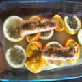 El cooksnap de Katarina cuando hizo Salmón al horno con cítricos.