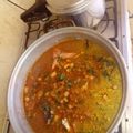 El cooksnap de Pochislopez cuando hizo Caldo de pescado,jaiba y camarón.