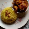 sandhya Dutta 's cooksnap of when they made বাসন্তী পোলাও (basonti polau recipe in Bengali).