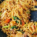 Cooksnap FidNora MSani semasa beliau membuat Mee Goreng Basah Sempoi.