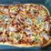 El cooksnap de Encar cuando hizo Pizza con bacon y cebolla frita al orégano.