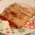 Ferencné Becsei Irénke Cooksnap-ja, amikor elkészítette a(z) Sajtos - sonkás kígyó rétes gluténmentes receptet.