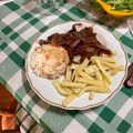El cooksnap de Francisco Medina cuando hizo Lomo saltado (receta peruana).