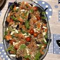El cooksnap de Laura Tafalla cuando hizo Ensalada de salmón ahumado y queso de cabra.