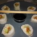 Tímea Támba Cooksnap-ja, amikor elkészítette a(z) Lazacos Sushi Nori receptet.