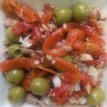 El cooksnap de astrid badia cuando hizo 22. Ensalada de pimientos con atún.