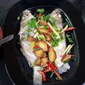 Cooksnap dari Tri Safrina untuk resep 🐟 Ikan Steam Hongkong
