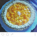 El cooksnap de Julieta Ferreyra cuando hizo Tarta dulce de durazno y crema.
