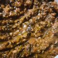 Anousha Qureshi's cooksnap of when they made Palak Qeema.