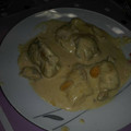 El cooksnap de Mensi cuando hizo Pollo con salsa de almendras.
