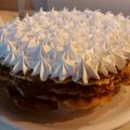 El cooksnap de Santiago Sancho Silva cuando hizo Torta rogel o alfajor.