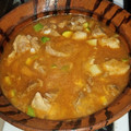 El cooksnap de Jorge Vergara cuando hizo Costilla de cerdo en chile morita.