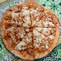 Bipasha Ismail Khan's cooksnap of when they made চিকেন পিজ্জা (chicken pizza recipe in Bengali).