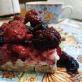 El cooksnap de Kitty Levine cuando hizo Cheesecake de frutos rojos.