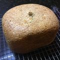 El cooksnap de anacelarra cuando hizo Pan de quinoa y trigo en panificadora.