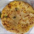 Deepali dake Kulkarni's cooksnap of when they made स्टफ पनीर पराठा (stuff paneer paratha recipe in marathi).