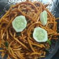 Cooksnap dari Yessi Yolanda untuk resep Mie Gomak / Mie Lidi / Mie Kuning Goreng