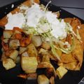 El cooksnap de Dafne MuAr cuando hizo Enchiladas Rojas rellenas de queso y cebolla.