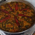 El cooksnap de Julián cuando hizo Paella Valenciana.